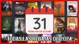 TODAS las FECHAS de las REBAJAS de STEAM en 2024 [upl. by Woodruff]