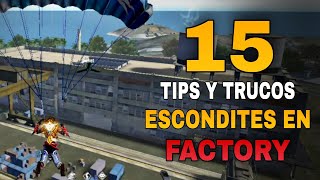 15 MEJORES ESCONDITES EN FACTORYTIPS Y TRUCOS EN FREE FIRE [upl. by Kyrstin]