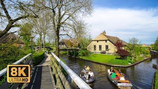 Giethoorn The Netherlands 8K 🇳🇱 [upl. by Yrro]