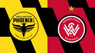 20232024 Liberty ALeague  Round 22  Wellington Phoenix v Western Sydney Wanderers [upl. by Chaffinch]