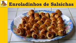 Enroladinhos de salsichas receita fácil [upl. by Killigrew]