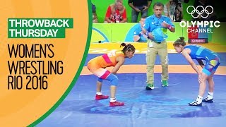 Vinesh Phogat vs Emilia Vuc  Womens Wrestling Rio 2016  Throwback Thursday [upl. by Goody461]