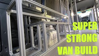 How To Build A Van With 8020 Aluminum INSANELY STRONG [upl. by Quinta]