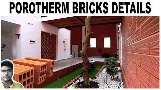 Porotherm Bricks constructionn details  வீடு கட்ட செலவைக் குறைக்கும்  Lingesh Ashwin [upl. by Elsy]