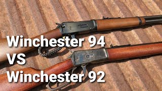 Winchester 94 vs Winchester 92 [upl. by Anerok]