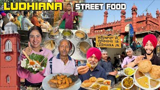 Food Tour Ludhiana  Jammu Kulcha Madrasi Pakode  Kashmiri Kahwa  Aloo Puri [upl. by Femi]