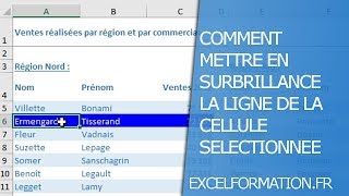 Comment surligner la ligne de la cellule sélectionnée [upl. by Karlyn]