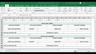 FICHA DE MATRÍCULA DEL ESTUDIANTE 20222023 [upl. by Steele]