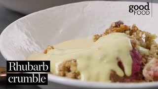 How to make rhubarb crumble [upl. by Thadeus]