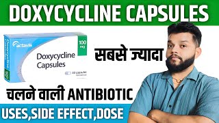 Doxycycline Mode Of ActionUses amp Side Effects in Hindi [upl. by Lorens]