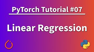 PyTorch Tutorial 07  Linear Regression [upl. by Bogie]