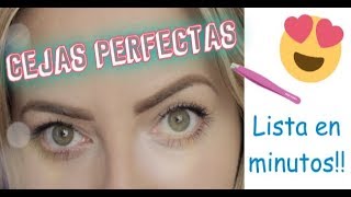 ¡Cejas PERFECTAS ✅ Cómo DEPILAR medir y contornear PASO A PASO [upl. by Oicangi]