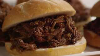 How to Make Slow Cooker Barbecued Beef  BBQ Beef Recipe  Allrecipescom [upl. by Bigler553]