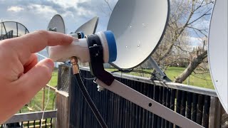 Ku Band Satellite LNB’s how they work and Frequency Setting [upl. by Ahsatsan]