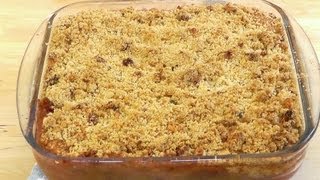 How to Make RHUBARB CRUMBLE  Delicious Recipe [upl. by Lrem817]