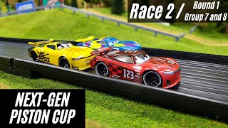 Disney Cars NextGen Piston Cup  Race 2  Round 1  Group 7 and 8 [upl. by Bull]