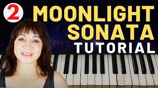 BEETHOVEN MOONLIGHT SONATA TUTORIAL Part 2  The Piano Keys [upl. by Arelus210]