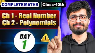 Class 10 Maths  Day 1  Real Numbers amp Polynomials  Class 10  Alakh Pandey  Ritik Sir [upl. by Retluoc]