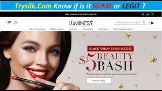 SCAM ALERT  Trysilk Reviews  TrysilkCom Know if is it SCAM or LEGIT  Luminess Air Silk Reviews [upl. by Hnahk]