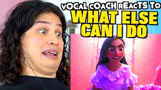 Vocal Coach Reacts to What Else Can I Do From quotEncantoquot [upl. by Kenrick736]