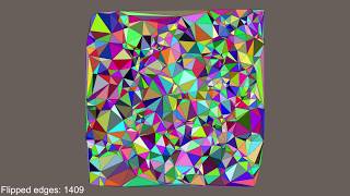 Delaunay Triangulation Algorithm quotIncrementalquot in Unity Open source  Computational Geometry [upl. by Pardner]