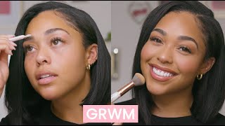 Everyday Makeup Routine Soft Glam  Jordyn Woods [upl. by Eoj]