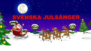 Svenska julsånger  Barnsånger  Christmas Songs in Swedish  Bjällerklang etc [upl. by Anatnom715]