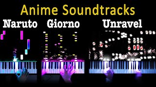 5 Levels of Anime Naruto to Unravel Piano [upl. by Mikel]