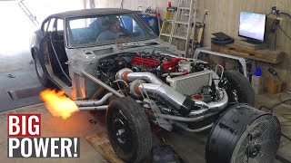 GM made a better engine than the LS And its an Inline 6  Twin Turbo Vortec 4200 Datsun Dyno [upl. by Nosde992]