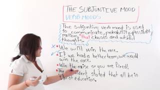 English Lesson Verb Moods  The Subjunctive Mode [upl. by Septima766]