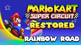 Rainbow Road  Mario Kart Super Circuit Restored [upl. by Ainslie]