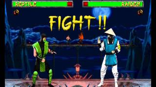 Mortal Kombat 2  Reptile playthrough [upl. by Grubb551]