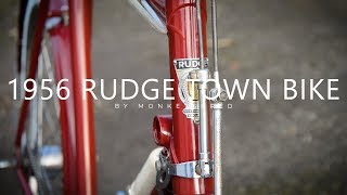 1956 Rudge Town Bike  Vintage Bicycle Restoration  95 Complete [upl. by Nnayrb]