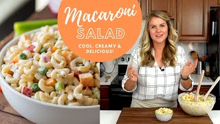 Classic Macaroni Salad Recipe [upl. by Inan]