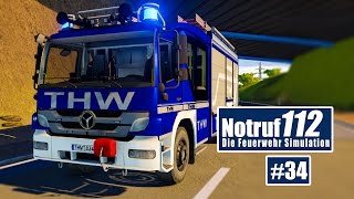 NOTRUF 112 34 Das THW hilft aus I FeuerwehrSimulation [upl. by Ellynn]