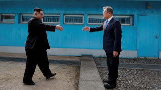 Key moments from historic Korean summit [upl. by Anallise]