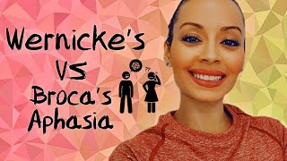 Wernickes VS Brocas Aphasia [upl. by Eruza256]