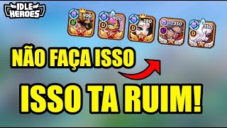 IDLE HEROES  NÃO COMETA ESSE ERRO PARA 2025 ARRUMEI A CONTA DO INSCRITO [upl. by Minor]