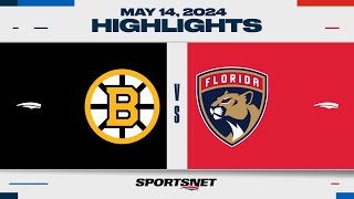 NHL Game 5 Highlights  Panthers vs Bruins  May 14 2024 [upl. by Eniamurt833]