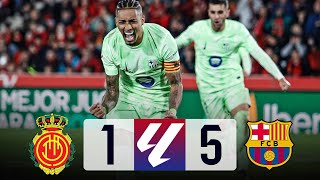 Mallorca vs Barcelona 15 La Liga 202425  MATCH REVIEW [upl. by Gerdeen]