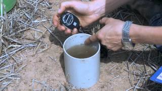 Soil Test 3  How to measure infiltration [upl. by Davy687]