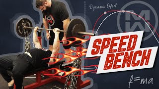 How To Speed Bench Dynamic Effort Method Training [upl. by Eisak]