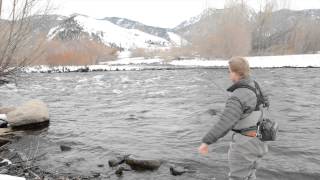 Winter Midge Fishing on the Madison River with Kelly Galloup [upl. by Marquis]