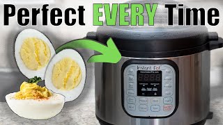 Instant Pot Hard Boiled Eggs Perfect EVERY TIME [upl. by Giselle730]