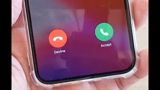 iPhone 11 Pro How to Answer  Decline an Incoming Call [upl. by Marika]