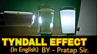 Tyndall Effect Experiment  In English [upl. by Arol]