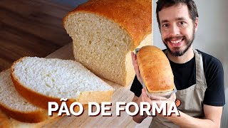 PÃO DE FORMA CASEIRO  Receita do Amo Pão Caseiro [upl. by Halle263]