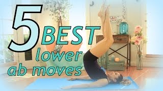 5 Best Exercises to Flatten your Lower Belly [upl. by Nwahsit]