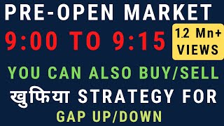 What is Pre Opening Session in Stock Market  How to trade in Pre Open Market [upl. by Stefania]