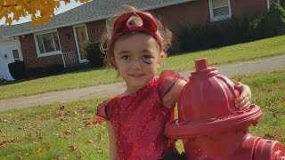 4YearOld Girl Gets To TrickOrTreat After Missing Halloween Due to Dog Attack [upl. by Zenia]